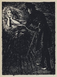 Illustration pour Maud de Tennyson - Edmund Joseph after Sullivan