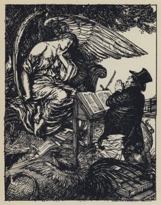 Illustration pour Maud de Tennyson - Edmund Joseph after Sullivan