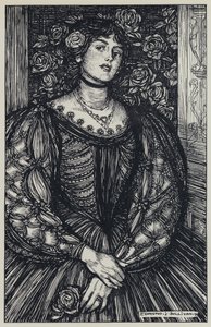 Illustration de Tennyson pour A Dream of Fair Women and Other Poems
