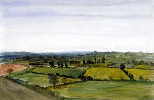 Vue de Swiss Cottage, Hampstead, Londres, 1836