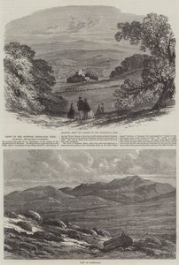 Vues des Highlands écossais près de Balmoral, le rassemblement de Braemar - Edmund Morison Wimperis