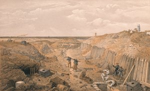 Fossé du bastion Du Mat, 1856