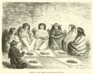 Mâcher le maïs pour faire du chicha - Edouard (after) Riou