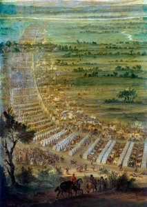 Prise de la ville de Dole en Franche-Comté par Louis XIV (1638-1715), le 6/06/1674 (détail)