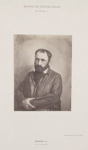 Portrait de Paul Chenavard, tiré de la série "Histoire des Artistes Vivants" - Édouard Baldus