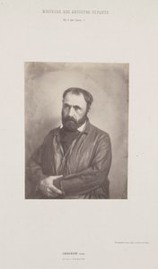 Portrait de Paul Chenavard, de la série Histoire des Artistes Vivants, vers 1852 - Édouard Baldus
