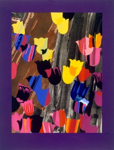 Papier peint graphique, design de 