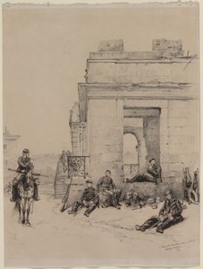 Soldats se reposant, 1878 - Jean Baptiste Edouard Detaille