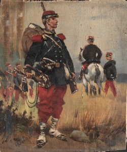 Soldats, vers 1892