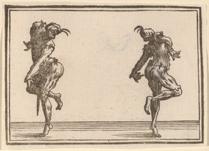 Deux pantalons dansant