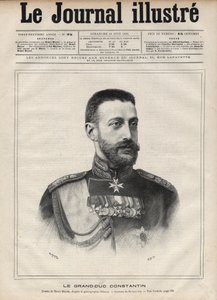 Portrait du Grand-Duc Constantin Nikolaïevitch de Russie (Grand-Duc Constantin Nikolaïevitch de Russie ou Konstantin Nikolaïevitch Romanov)