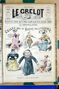 Couverture de "Le Grelot", numéro 1342, Satirique en Couleurs - Edouard Guillaumin Pepin