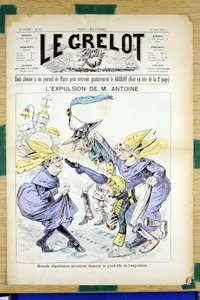 Couverture de "Le Grelot", numéro 835, Satirique en couleurs