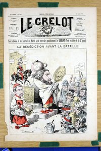 Couverture de "Le Grelot", numéro 905, Satirique en couleurs