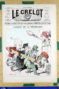 Couverture de "Le Grelot", numéro 908, Satirique en Couleurs