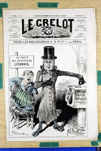 Couverture de "Le Grelot", numéro 307, Satirique en couleurs
