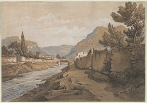 La rivière Neuve à la fin de la vallée de la Dardenne - Edouard Jean Marie Hostein