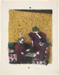 Le jeu de dames - Édouard Jean Vuillard