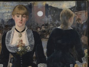 Un bar aux Folies-Bergère, 1881-82 (détail)