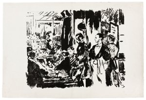 Au Café (planche non publiée)