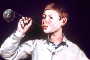 Garçon soufflant des bulles, (détail), 1867 - Édouard Manet