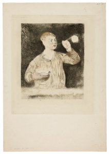 Garçon soufflant des bulles de savon - Édouard Manet
