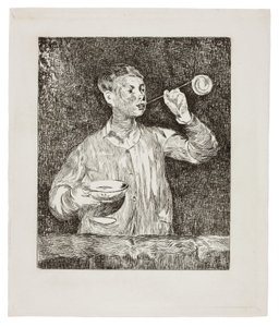 Garçon soufflant des bulles de savon