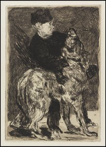 Garçon avec un chien, 1862 - Édouard Manet
