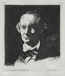 Charles Baudelaire, 1869 - Édouard Manet