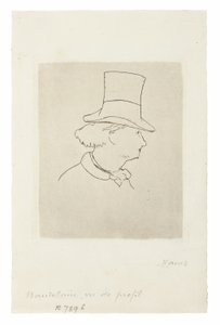 Charles Baudelaire, de profil II