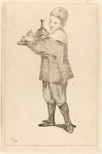 Enfant portant un plateau - Édouard Manet