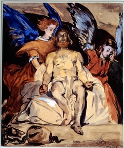 Christ avec des anges - Édouard Manet