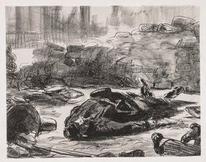Scène de guerre civile de la Commune de Paris, 1871 - Édouard Manet