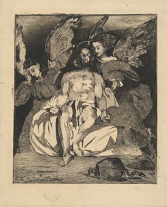 Christ mort avec des anges - Édouard Manet