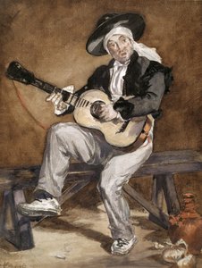 Français :  Le Chanteur espagnol The Spanish singer - Édouard Manet