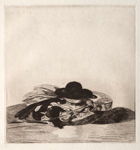 Frontispice pour une édition de gravures : Chapeau et guitare - Édouard Manet