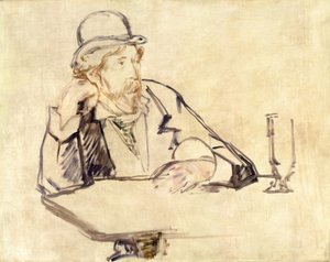 George Moore au Café, 1878 ou 1879