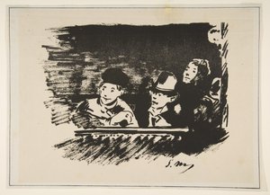 Dans la galerie supérieure Au Paradis, 1877 - Édouard Manet