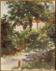 La maison dans le feuillage - Édouard Manet