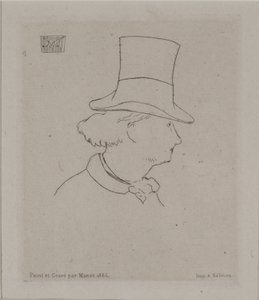 Portrait de Baudelaire - Édouard Manet