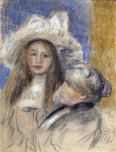 Portrait de Berthe Morisot (1841-1895) et de sa fille (Julie Manet)
