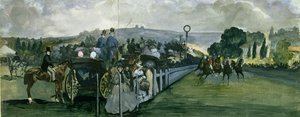 Hippodrome de Longchamp, 1864 - Édouard Manet
