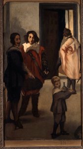 Cavaliers espagnols. Peinture d
