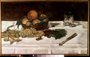 Nature morte, fruits sur une table - Édouard Manet