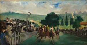 Les courses à Longchamp, 1866