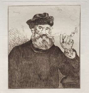 Le fumeur (gravure) - Édouard Manet