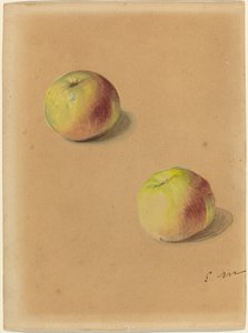 Deux pommes - Édouard Manet