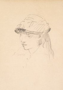 Jeune fille au chapeau rond, 1878-79