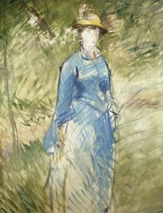 Jeune femme dans la verdure, 1882