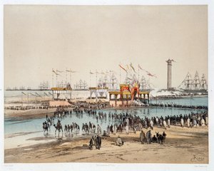 Inauguration du canal de Suez à Port-Saïd - dans « À travers l